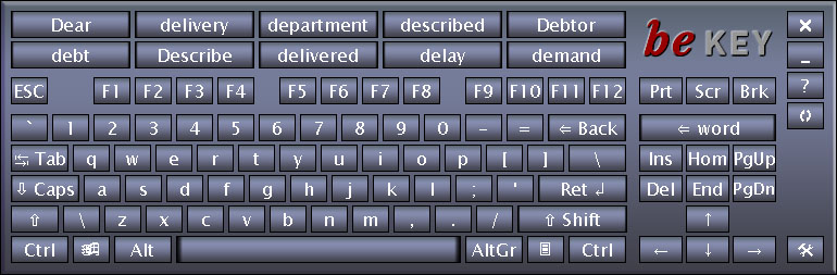 be-enabled.de - Software to be enabled! beKEY on screen keyboard ...